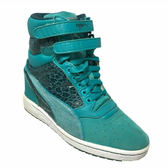 puma sky wedge sneakers